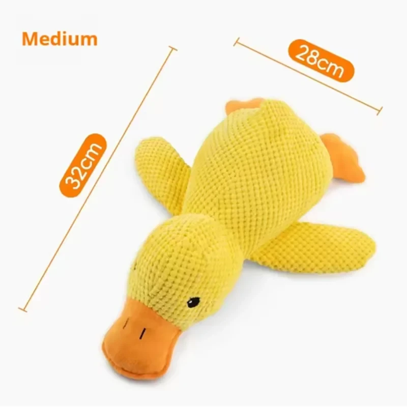 Bite Resistant Dog Toy - Interactive Plush Stomping Duck for Your Playful Pup