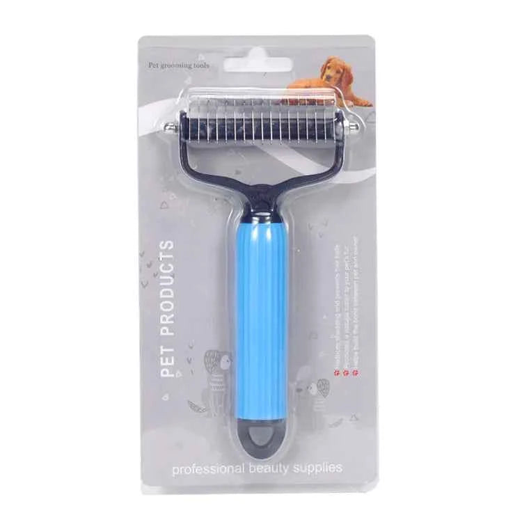 Ultimate Pet Detangling Comb for Dogs – Effortless Grooming with Dual-Sided Stainless Steel Blades