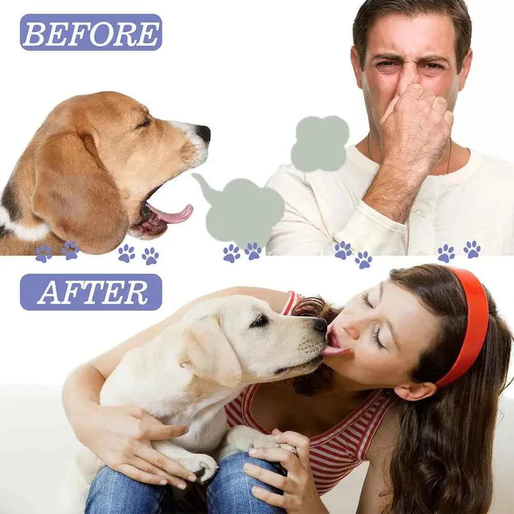 Pet Dental Spray for Fresh Breath – Eliminate Plaque and Tartar Build-Up