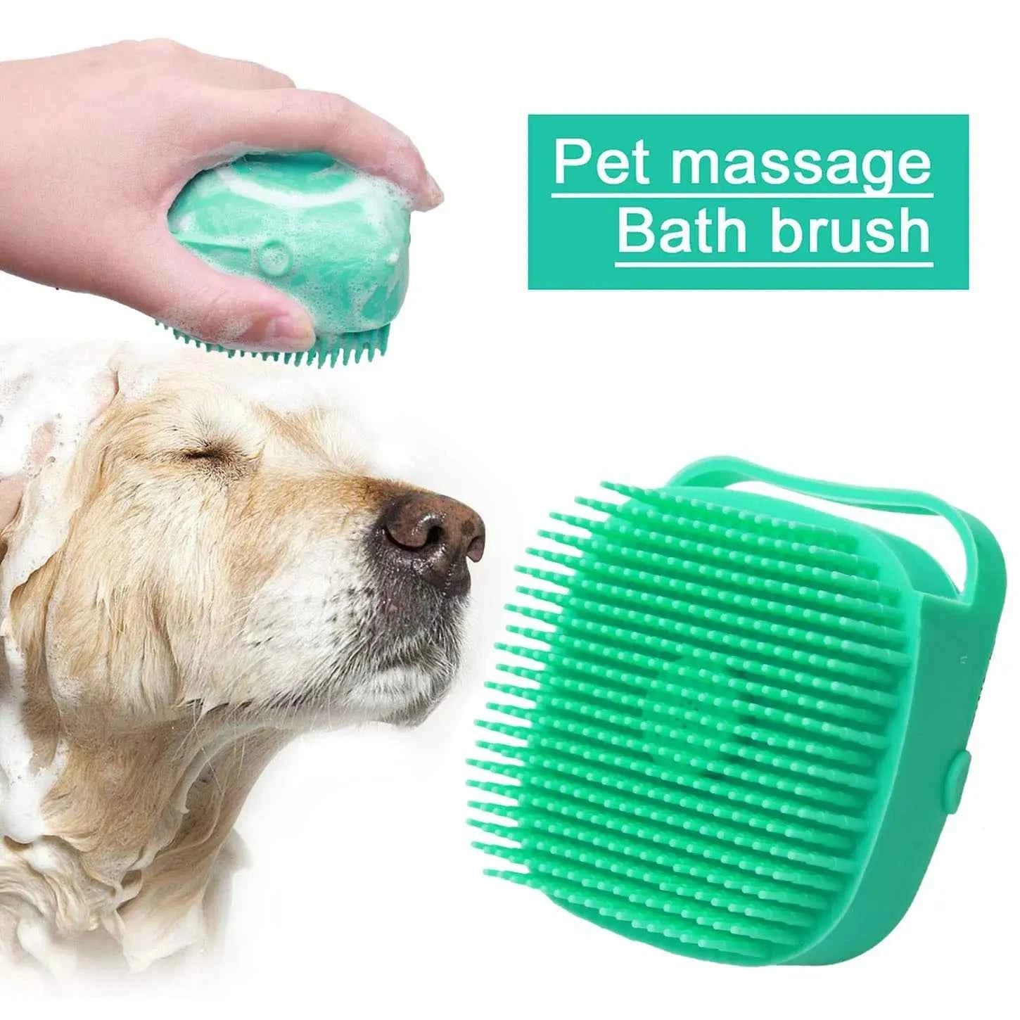 Transform Bath Time with Our Pet Shampoo Brush - Gentle Grooming for Cats and Dogs