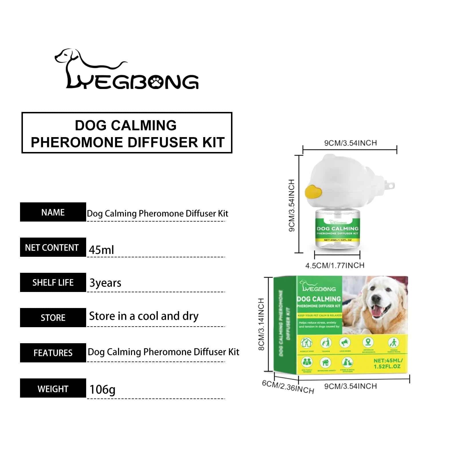 Calm Your Pup with the Dog Emotion Diffuser for Anxiety Relief