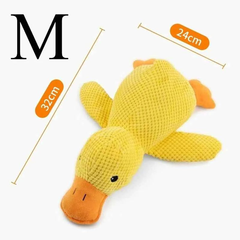 Durable Plush Duck Dog Toy – Quacking Fun for All Dogs