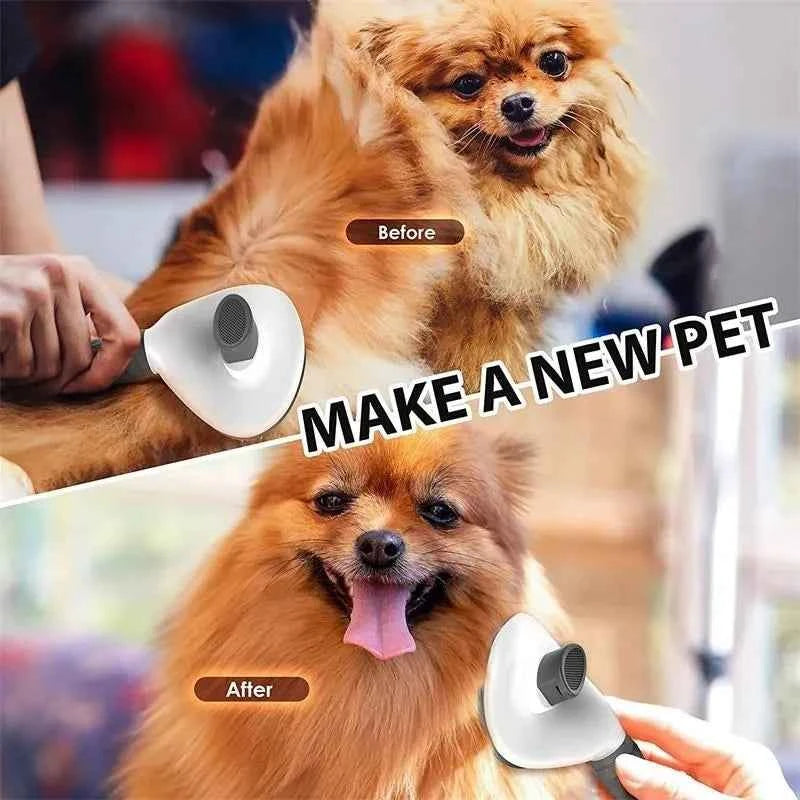 Self Cleaning Pet Dog Brush – Effortless Grooming for Happy Pets