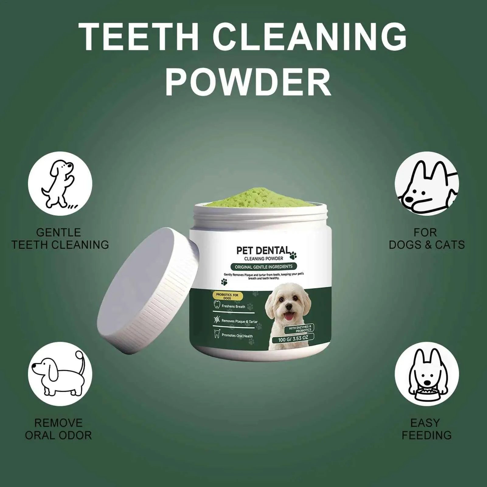 Revolutionize Your Dog's Dental Health with Our Premium Dog Dental Care Powder