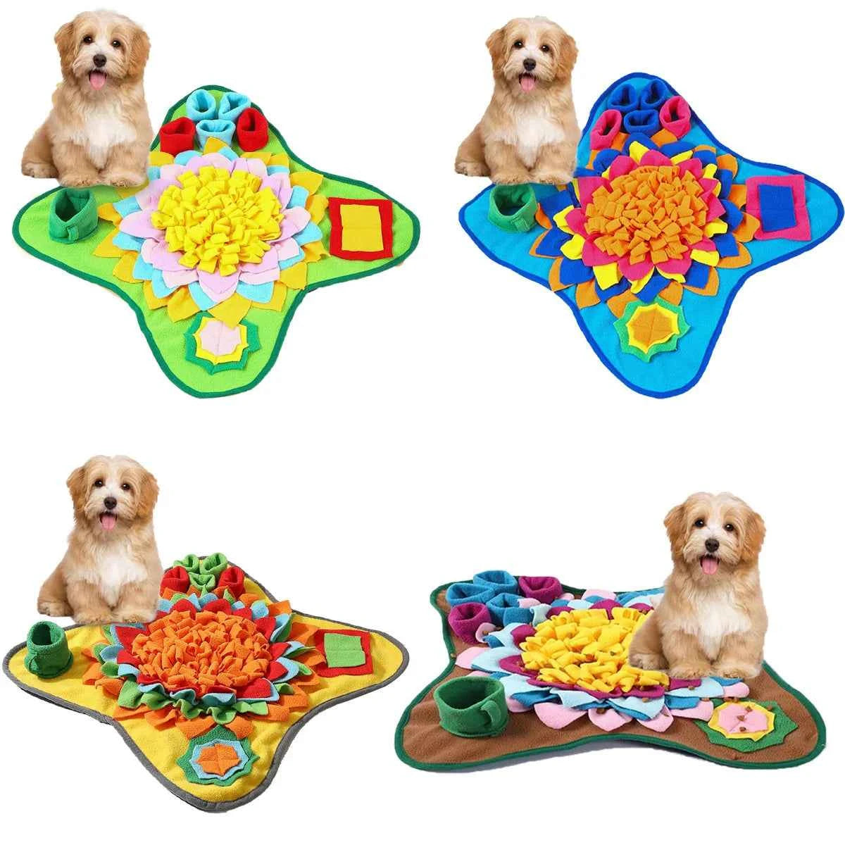 Engaging Interactive Snuffle Mat for Dogs - Enhance Your Pup's Playtime & Foraging Skills