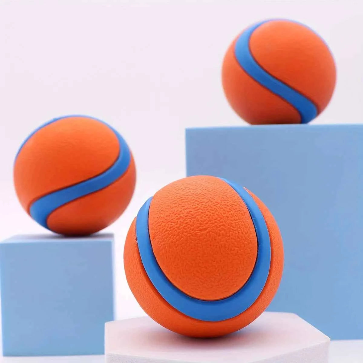 Interactive Durable Silicone Dog Chew Ball - Perfect Pet Toy for Medium Breeds