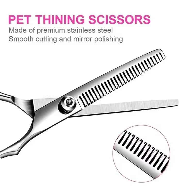 Professional Dog Grooming Scissors Kit - Effortless, Safe Grooming for Your Pets