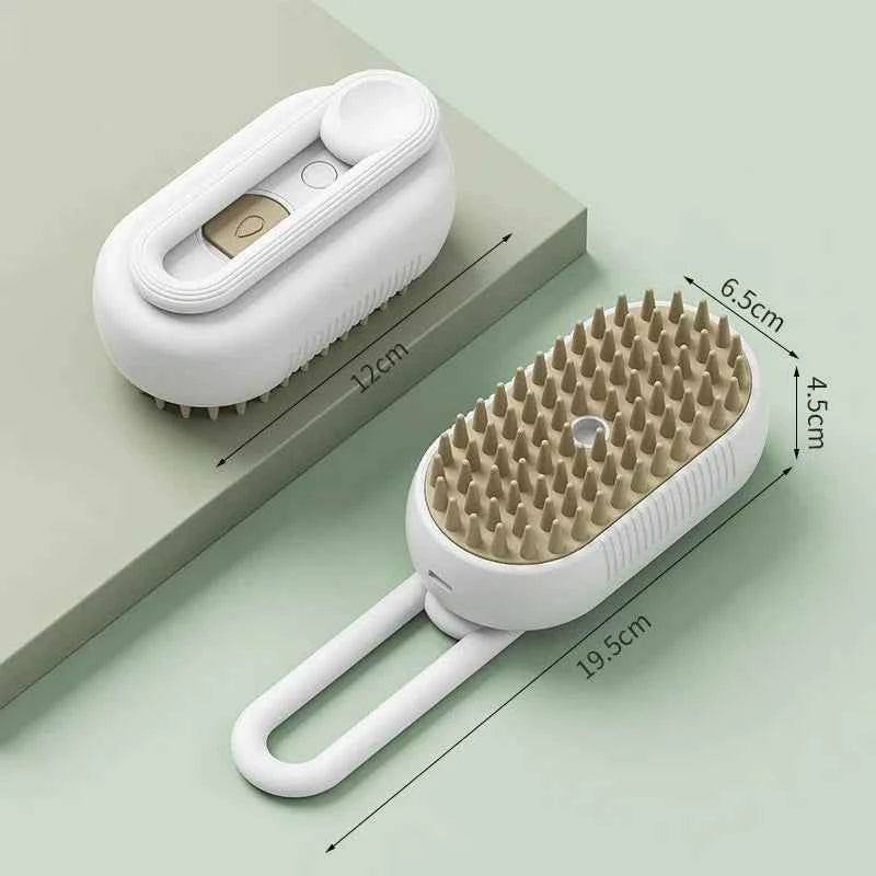 3-in-1 Pet Grooming Steamer Brush: Effortlessly Remove Tangles and Pamper Your Pet