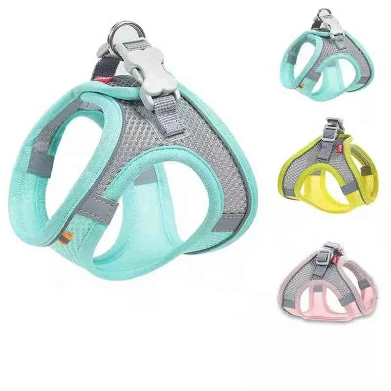Small Dog Safety Harness - Comfortable & Reflective Pet Vest for Easy Walking