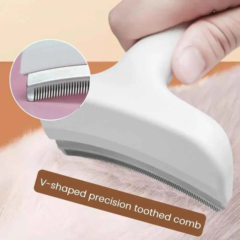 Transform Your Pet's Coat with the Ultimate Deshedding Slicker Brush for Pets