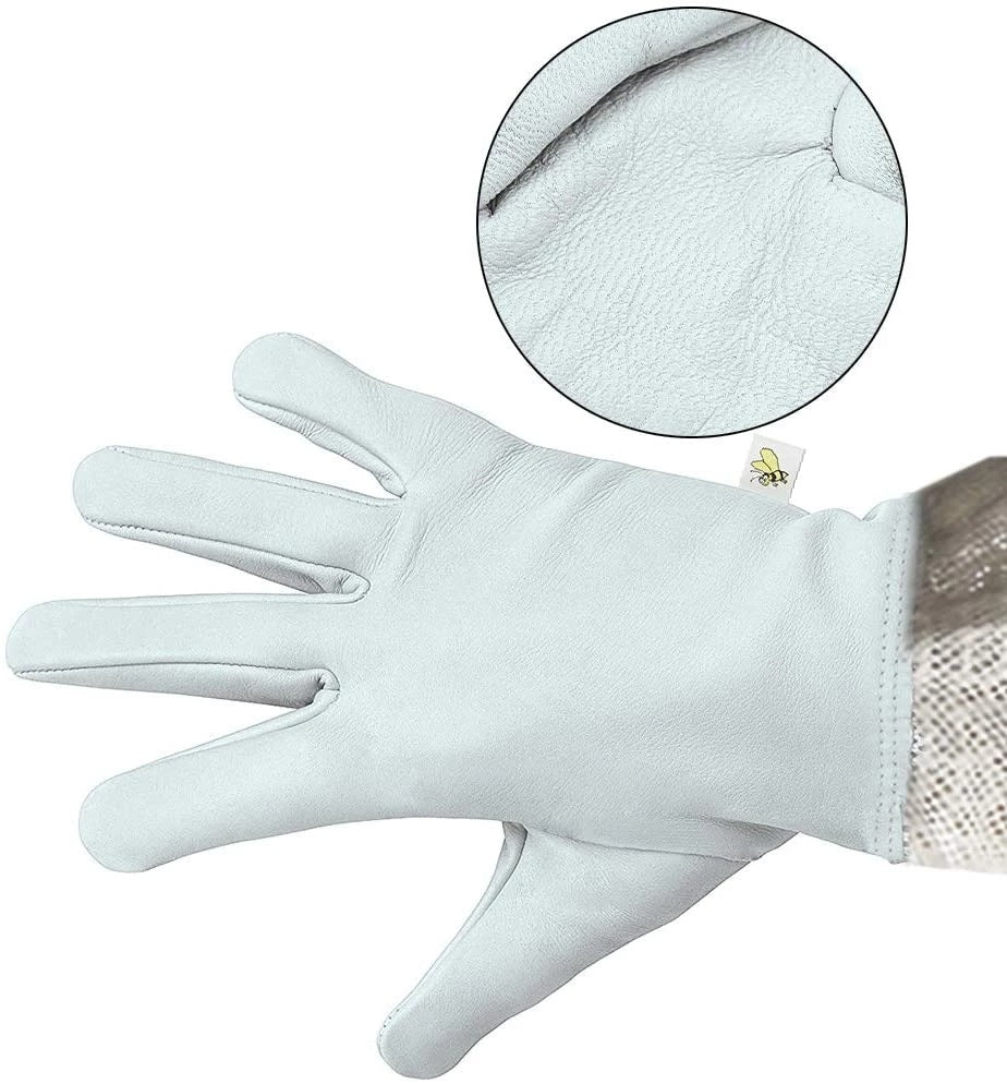 Breathable Sheepskin Anti-bee Gloves - Pawlunexa