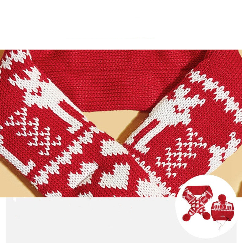 Pet Christmas Scarf Set - Pawlunexa