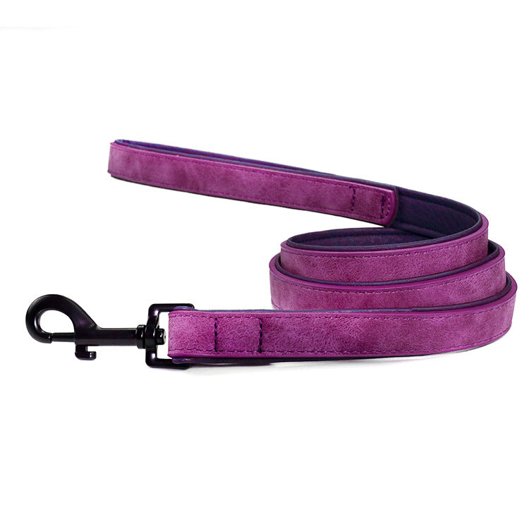 Durable Leather Dog Leash - Pawlunexa