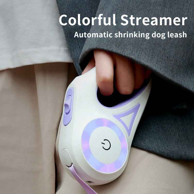 retractable dog leash with collar