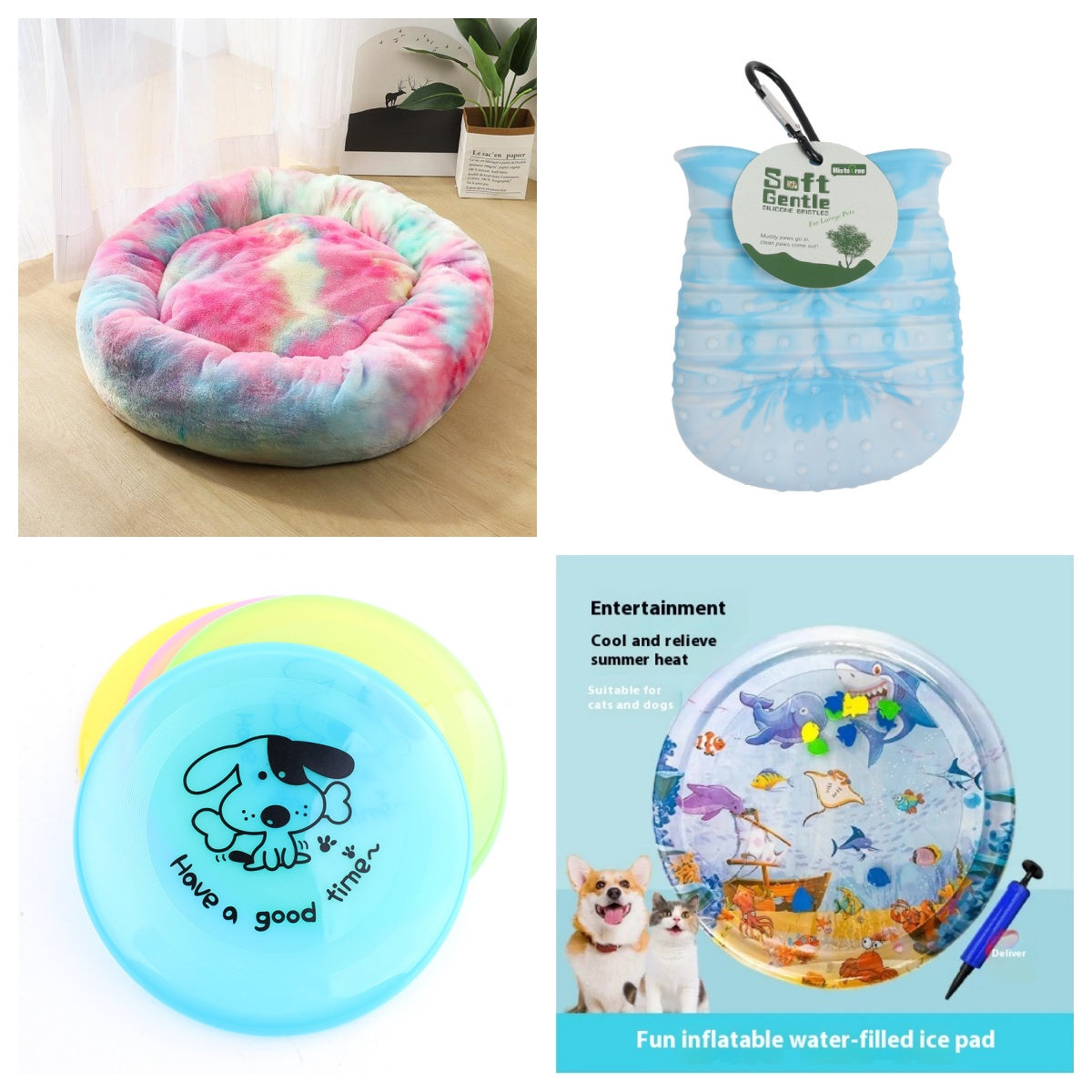 Silicone Dog Flying Saucer Toy - Pawlunexa