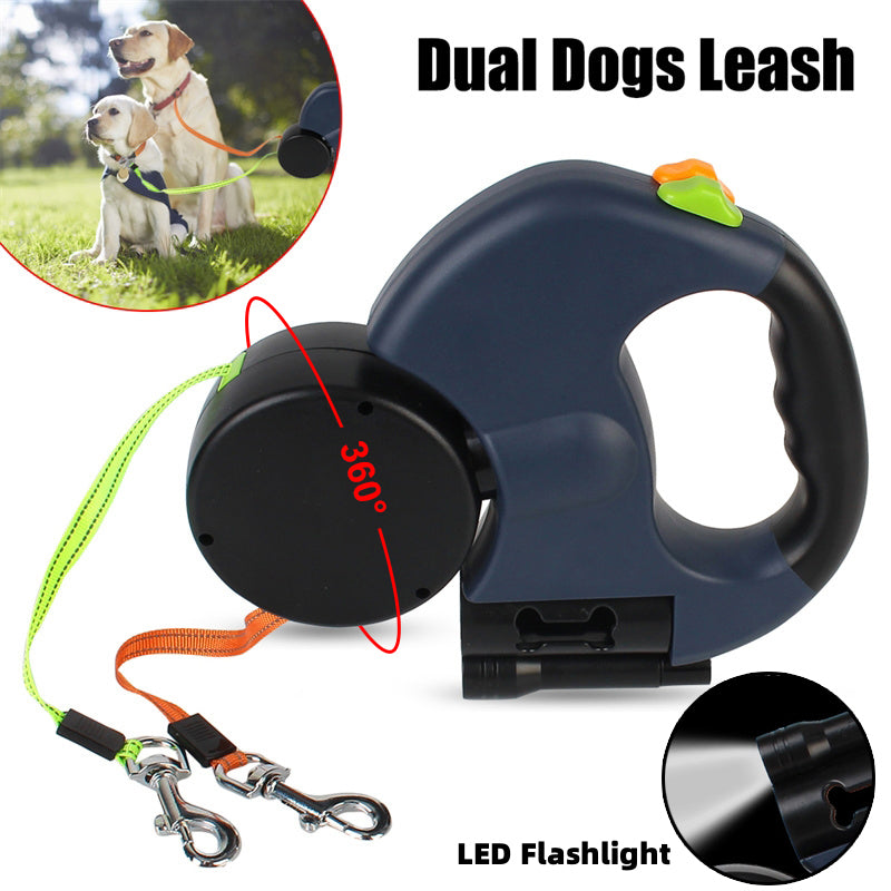 Reflective Retractable Dog Leash - Pawlunexa
