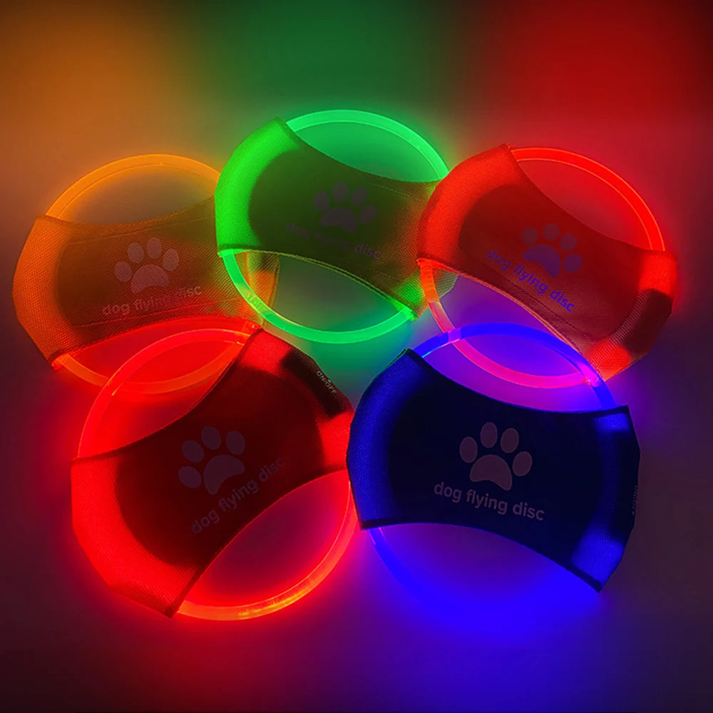 LED Dog Flying Disc - Pawlunexa