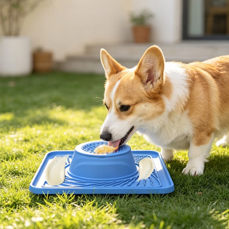 Silicone Slow Feeding Dog Bowl - Pawlunexa