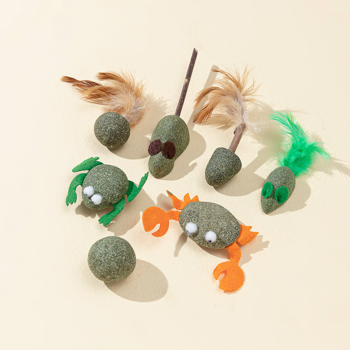 Wooden Catnip Chew Toys