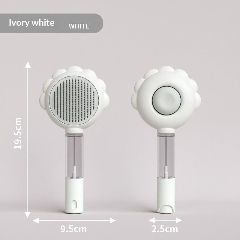 2-in-1 Self-Cleaning Dog Brush - Pawlunexa