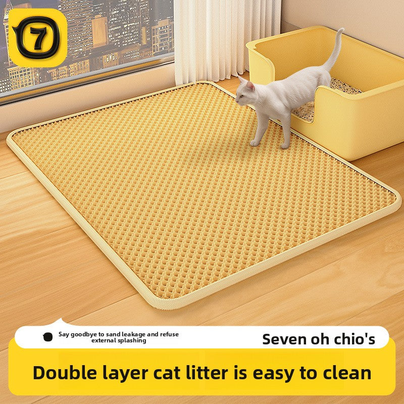 EVA Cat Litter Mat Double Layer Anti-Spill