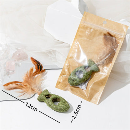 Wooden Catnip Chew Toys