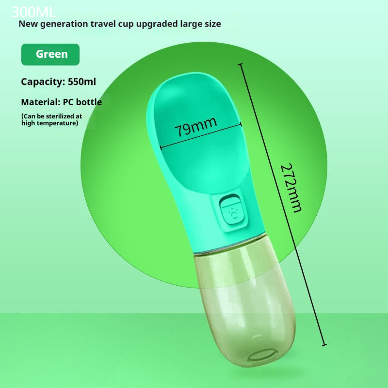 Pet Water Bottle for On-the-Go Hydration - Pawlunexa