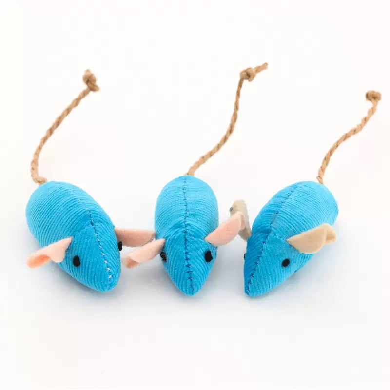 Plush Catnip Mouse Chew Toys