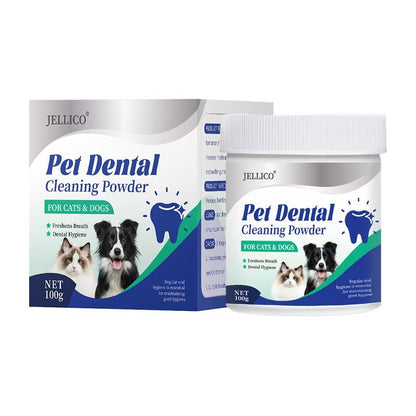 Pet Dental Cleaning Powder with Natural Ingredients