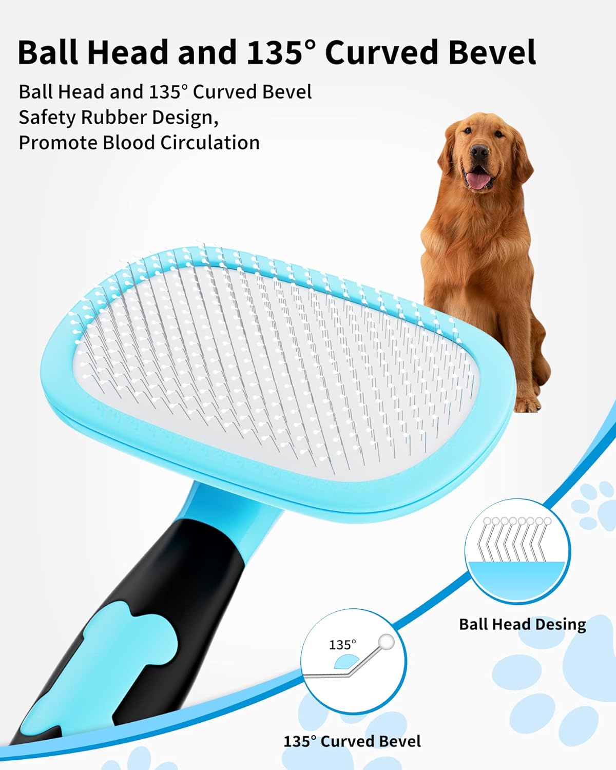 pet grooming brush - Pawlunexa