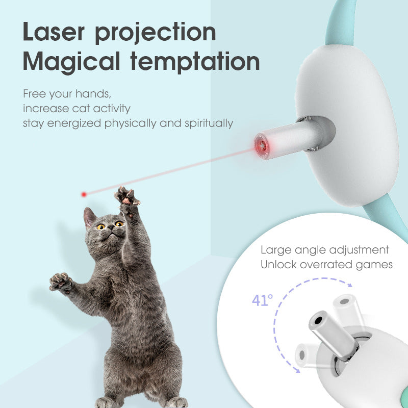 Smart Laser Cat Toy Collar - Pawlunexa