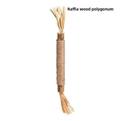 Wooden Catnip Chew Toys