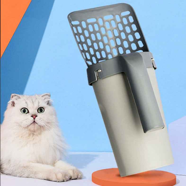 Integrated Cat Litter Shovel Set