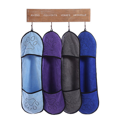 Pet bath towels, absorbent towels for cats and dogs