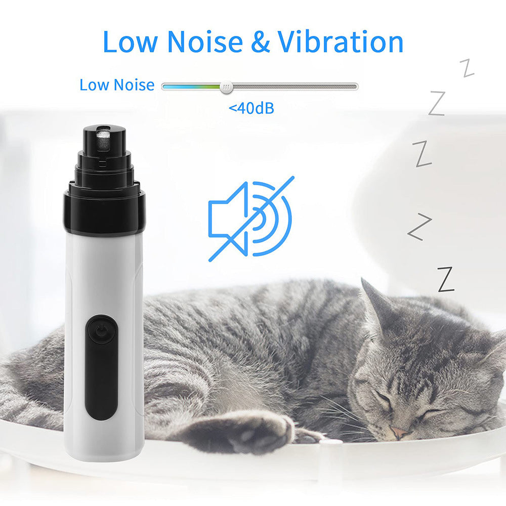 rechargeable electric dog nail clippers - Pawlunexa
