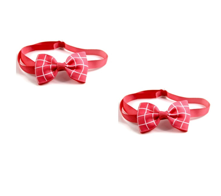 Fashionable Plaid Pet Scarf - Pawlunexa