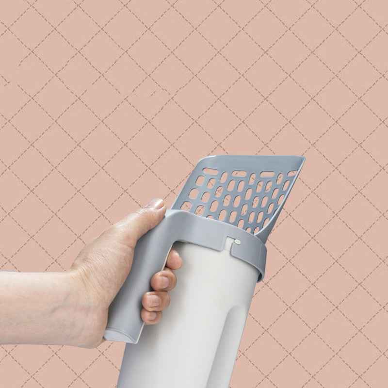 Integrated Cat Litter Shovel Set