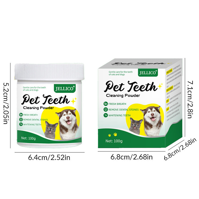 Pet Dental Cleaning Powder with Natural Ingredients