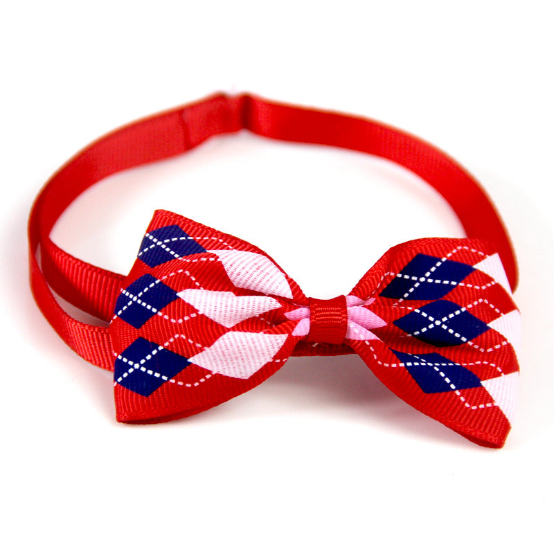 Fashionable Plaid Pet Scarf - Pawlunexa
