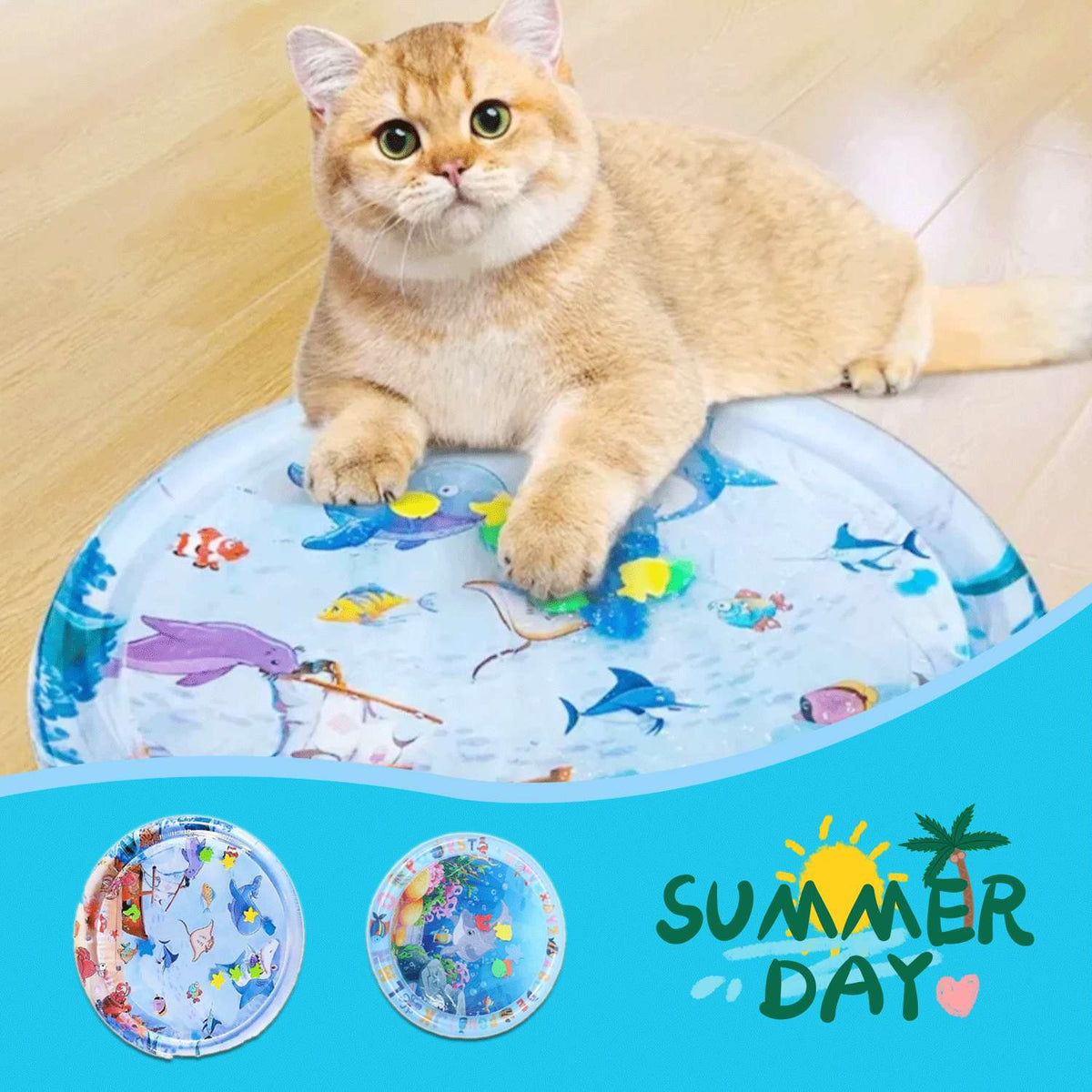 Summer Cooling Pet Water Bed - Pawlunexa
