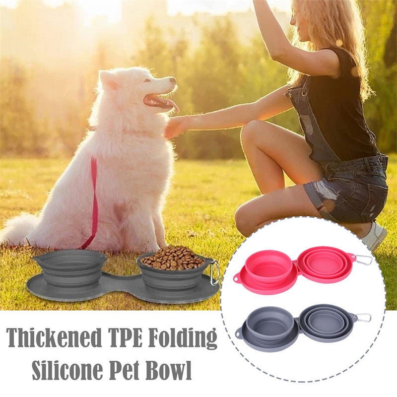 Foldable Pet Feeding Bowls - Pawlunexa