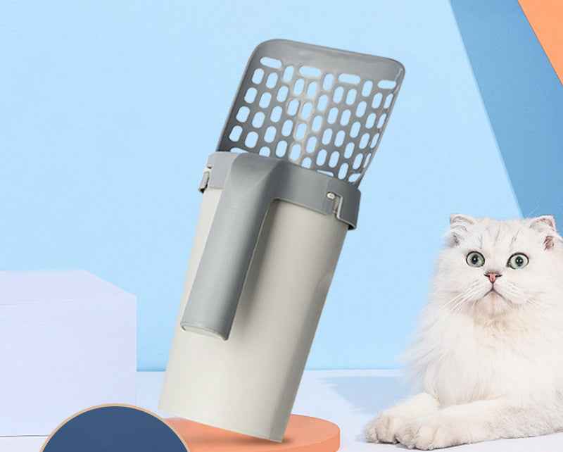 Integrated Cat Litter Shovel Set