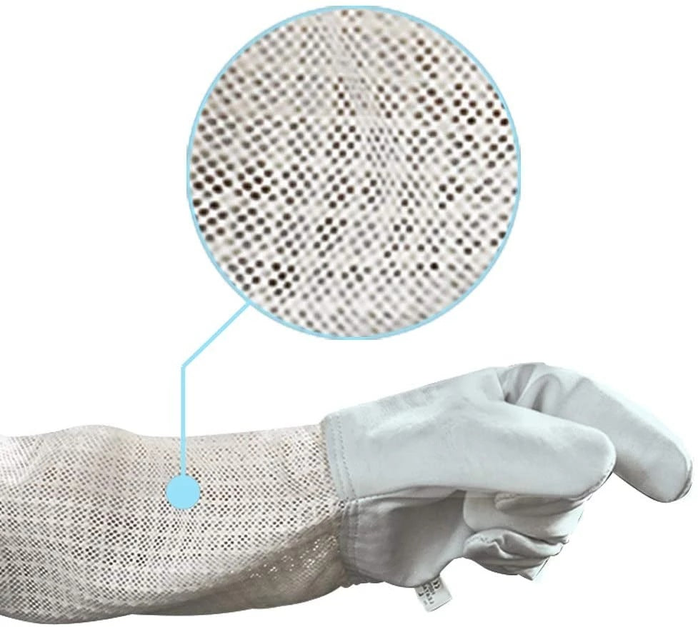 Breathable Sheepskin Anti-bee Gloves - Pawlunexa