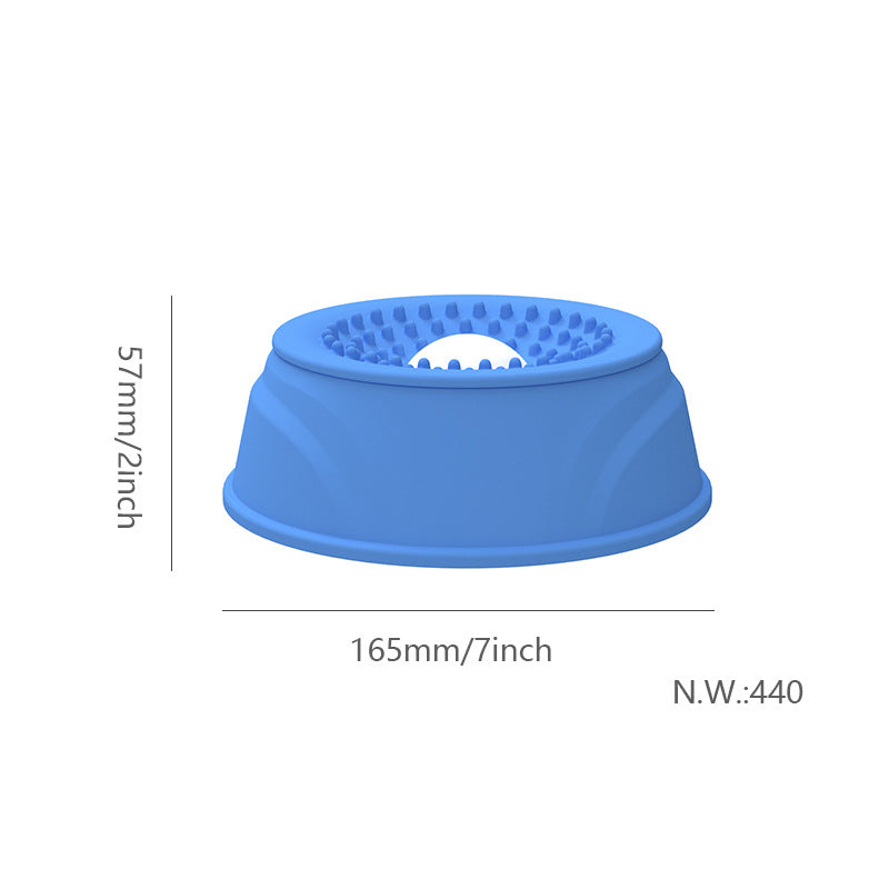 Silicone Slow Feeding Dog Bowl - Pawlunexa