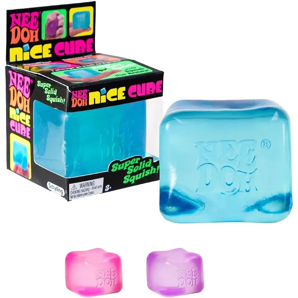 NeeDoh Nice Cube - Squishy Fidget Toy & Stress Relief by Schylling