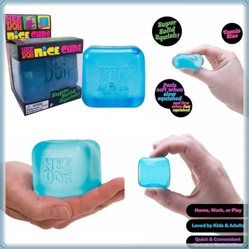 NeeDoh Nice Cube - Squishy Fidget Toy & Stress Relief by Schylling