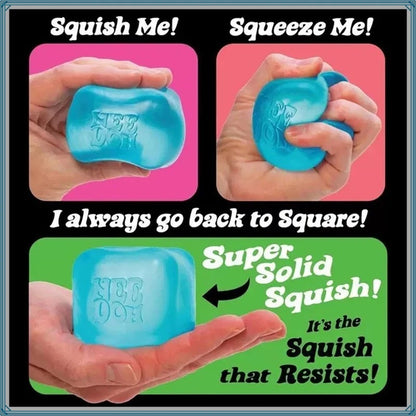 NeeDoh Nice Cube - Squishy Fidget Toy & Stress Relief by Schylling