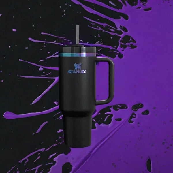 Stanley Quencher H2.0 FlowState Tumbler 30 oz Black Chroma