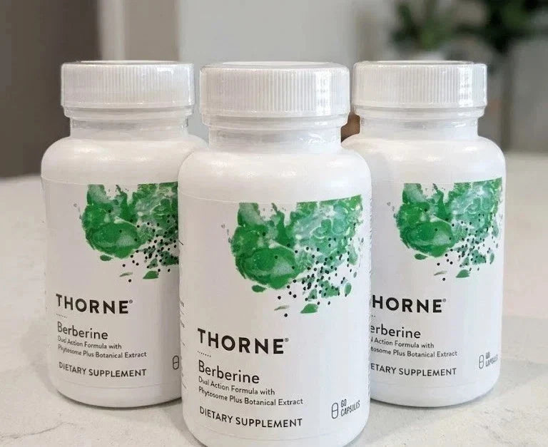 Thorne, Berberine, 1,000 mg per serving, 60 Capsules - Free Shipping - Pack of 3 Fit And Glow