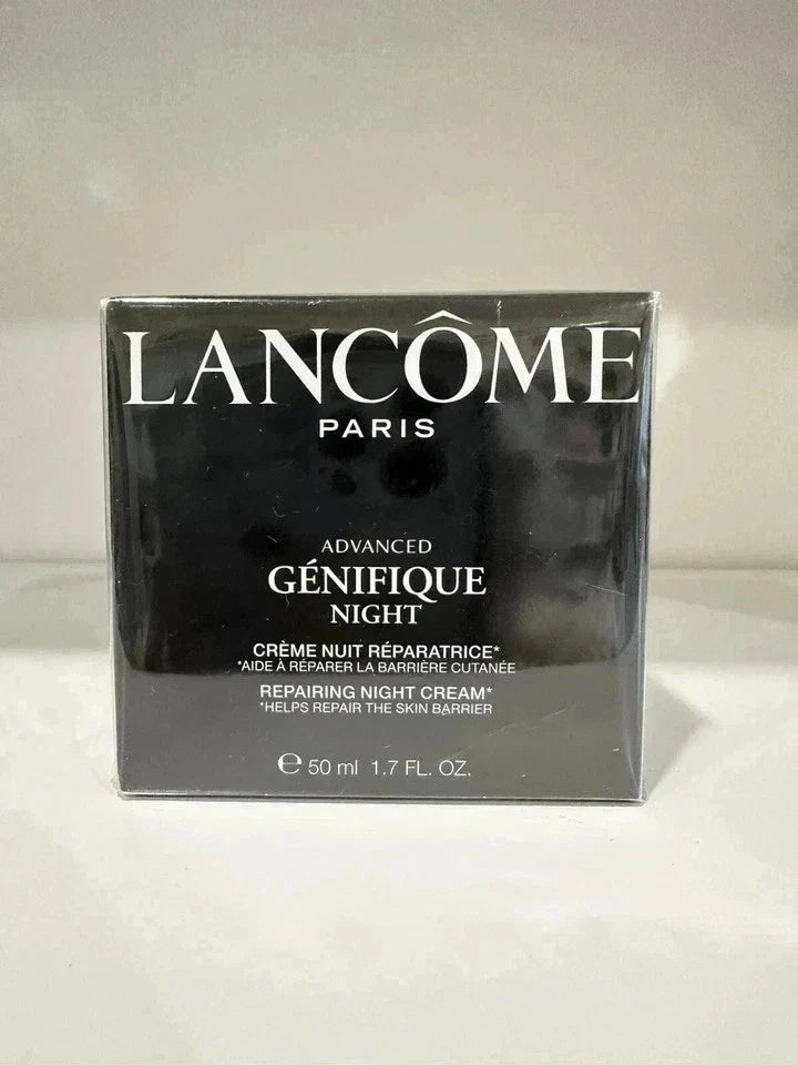 Lancome Advanced Genifique Repairing Night Cream - 1.7 oz / 50mL NEW Sealed Fit And Glow
